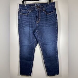 Old Navy Blue Straight Leg Jeans Classic Style